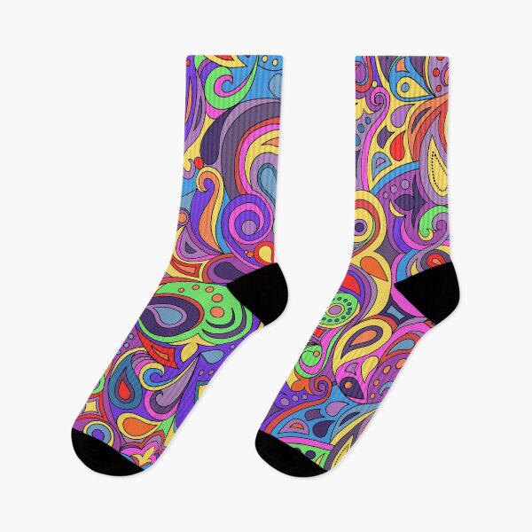 Item preview, Groovy Psychedelic Hippy Paisley Pattern designed and sold by ArtformDesigns.