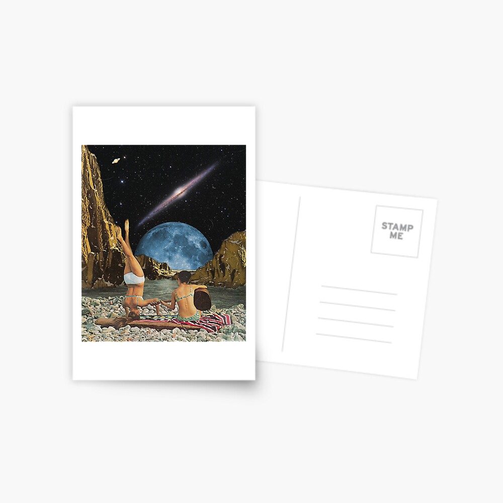 "Vintage Collage Art " Postcard by Yellowblanc | Redbubble