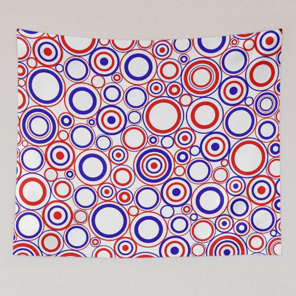 Item preview, Retro Red White and Blue Mod Targets designed and sold by ArtformDesigns.