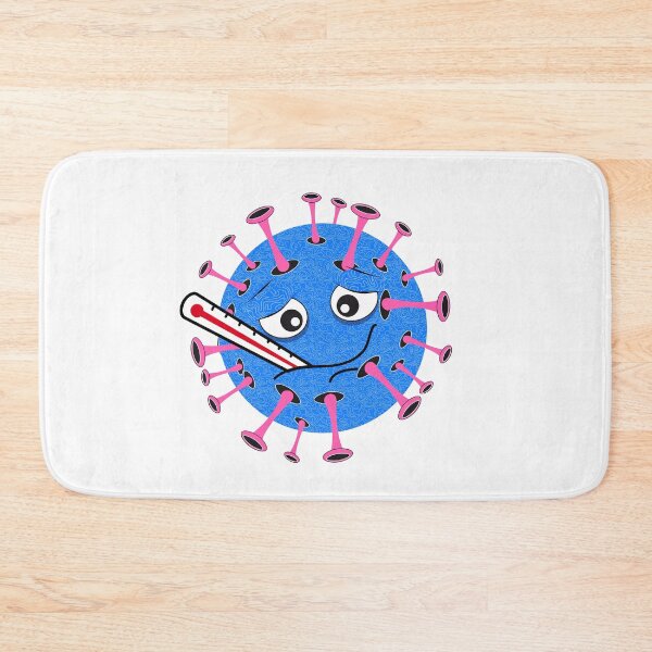 Item preview, Virus with clinical thermometer in the mouth designed and sold by Kisho.