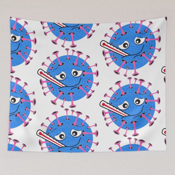 Item preview, Virus with clinical thermometer in the mouth designed and sold by Kisho.