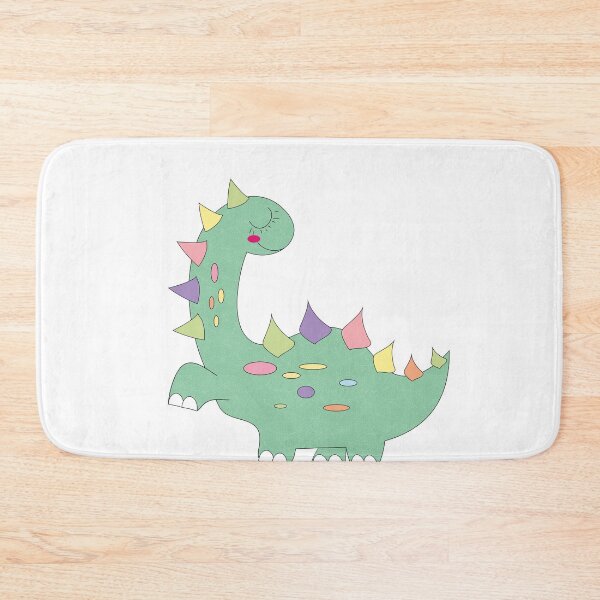 Item preview, little green dinosaur with colorful dots designed and sold by Kisho.