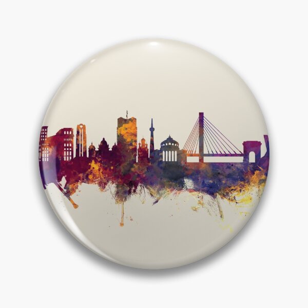 Item preview, Bucharest Romania Skyline designed and sold by ArtPrints.