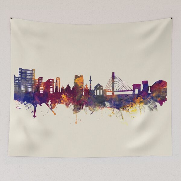 Item preview, Bucharest Romania Skyline designed and sold by ArtPrints.