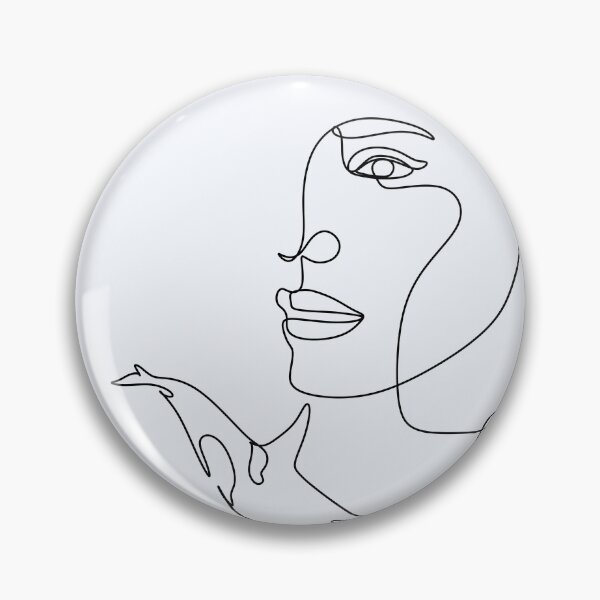 Item preview, Line Art Print. Orca line drawing. Woman With Orca. Line Art. Woman Line Art. Minimalist art. Woman print,Minimalist Line Poster,Female face designed and sold by OneLinePrint.