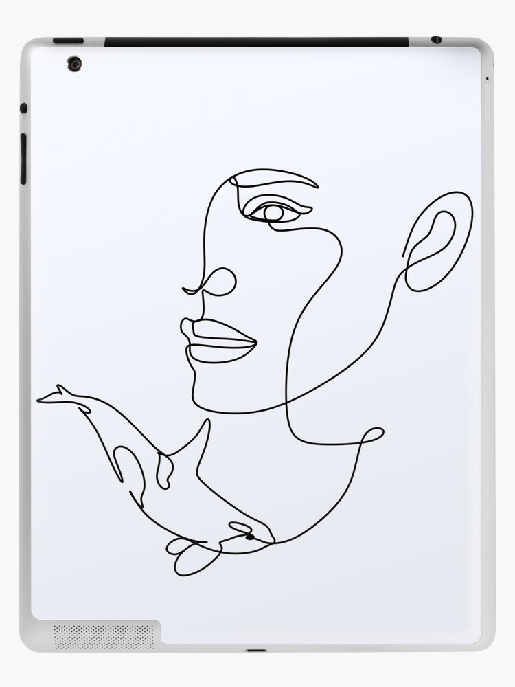 Minimal Line Art Woman Face. Fine Line Fashion Poster, Dior Print, Fashion  Wall Art, Poster Print, Printable Wall Art, Dior Poster, Minimal Art,  Female Line Art iPad Case & Skin for Sale