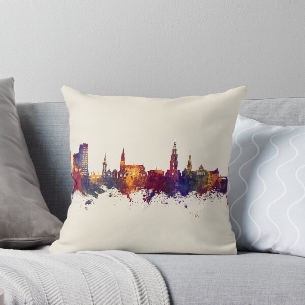 Item preview, Groningen The Netherlands Skyline designed and sold by ArtPrints.