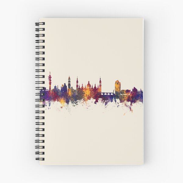 Item preview, Zaragoza Spain Skyline designed and sold by ArtPrints.