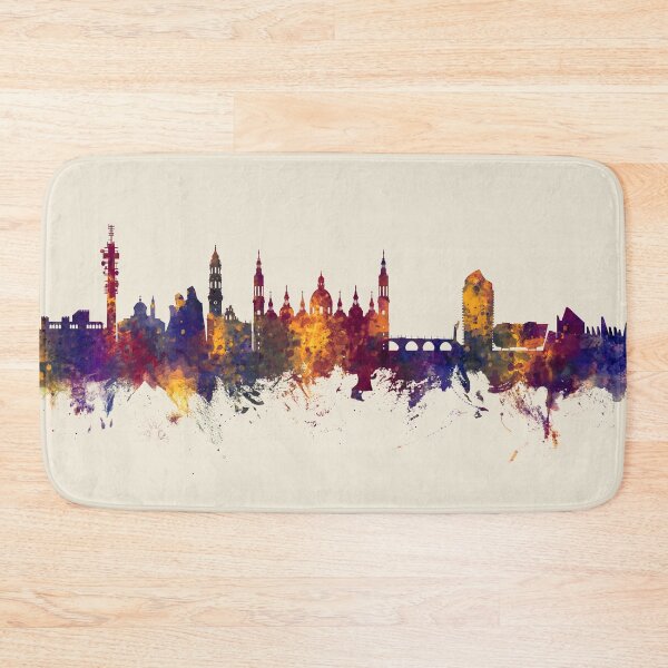 Item preview, Zaragoza Spain Skyline designed and sold by ArtPrints.