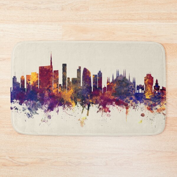 Item preview, Milan Italy Skyline designed and sold by ArtPrints.