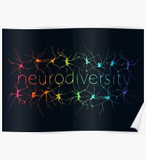 Neuron Diversity - Alternative Rainbow Poster