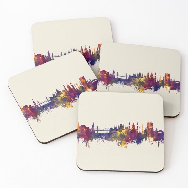 Item preview, Budapest Hungary Skyline designed and sold by ArtPrints.