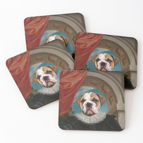 Item preview, English Bulldog Dog Renaissance Portrait designed and sold by everyspender.