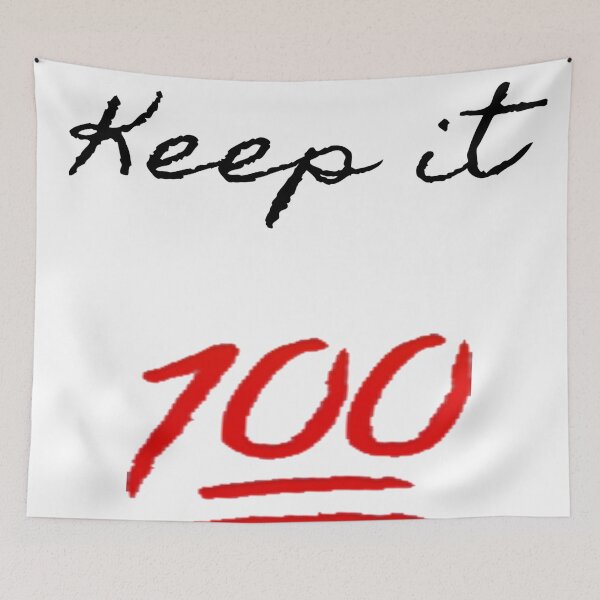 Item preview, Emoji- Keep it 100 design designed and sold by Matthew554a.