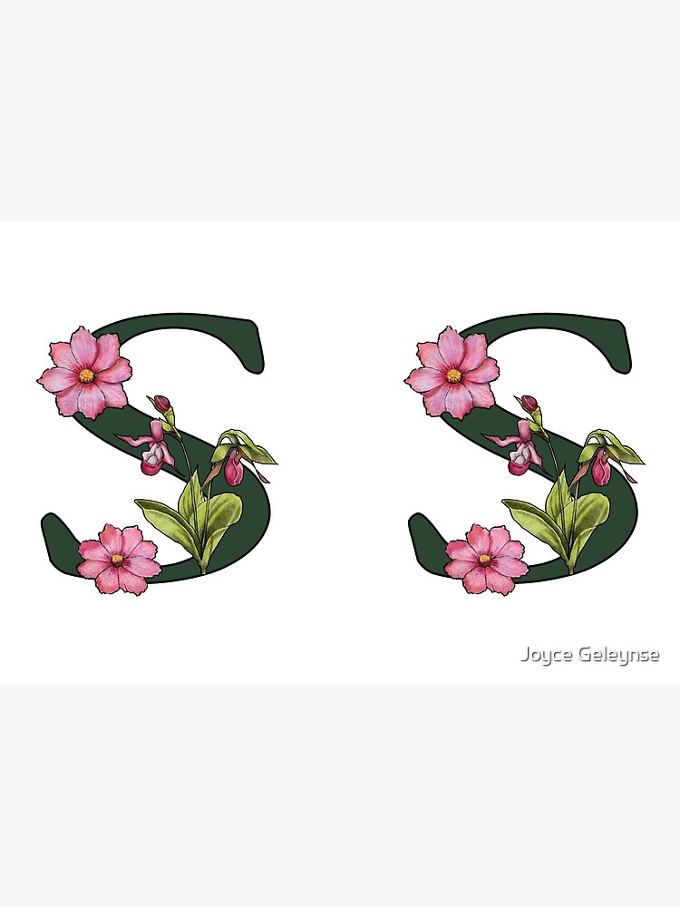 O, Letter O, Initial, Monogram, Flowers on Letter O, Name Photographic  Print for Sale by Joyce Geleynse