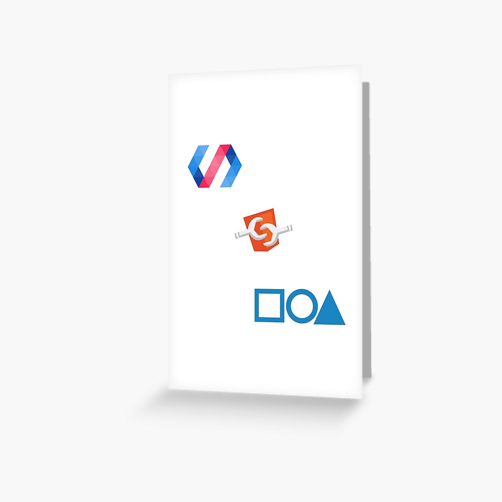 web components, polymer and litelement | greeting card