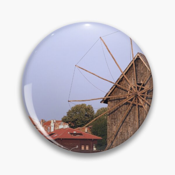 Item preview, old wooden windmill in Nessebar Bulgaria designed and sold by goceris.