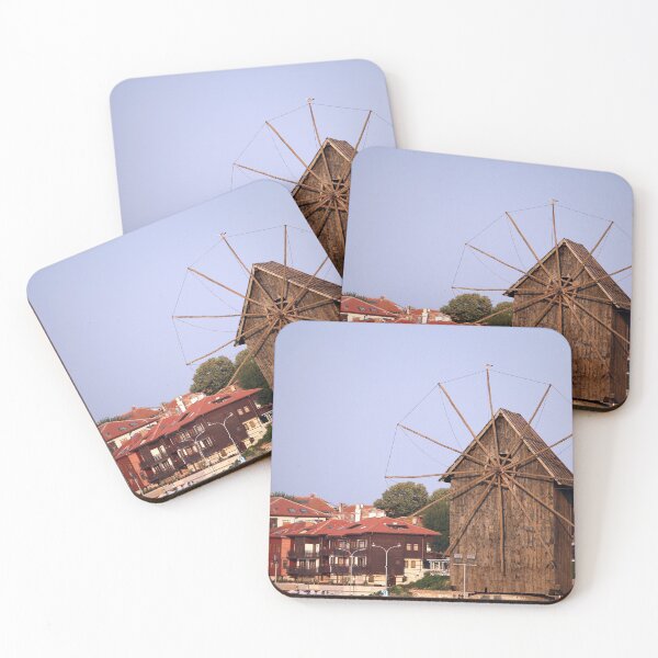 Item preview, old wooden windmill in Nessebar Bulgaria designed and sold by goceris.