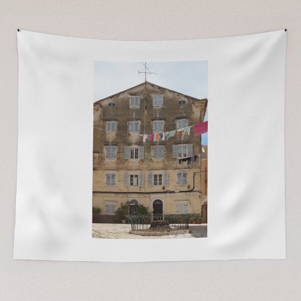 Item preview, Old building Corfu town Greece designed and sold by goceris.