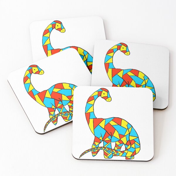 Item preview, Geometric Brontosaurus designed and sold by GeekitCool.