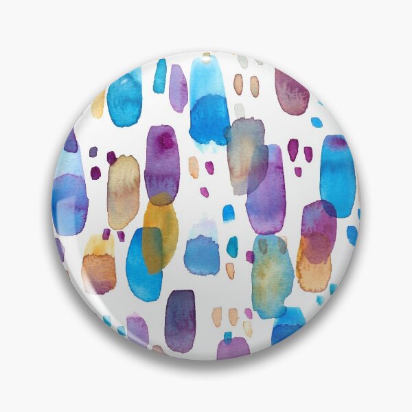 Item preview, Watercolors blue and purple strokes designed and sold by Florcitasart.