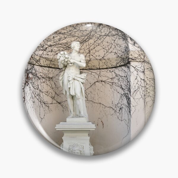 Item preview, Statue and wall with creeper plant in Vienna Austria designed and sold by goceris.