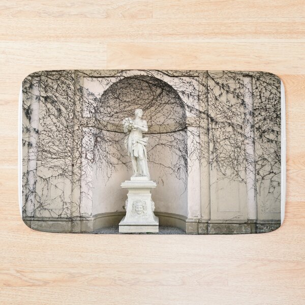 Item preview, Statue and wall with creeper plant in Vienna Austria designed and sold by goceris.