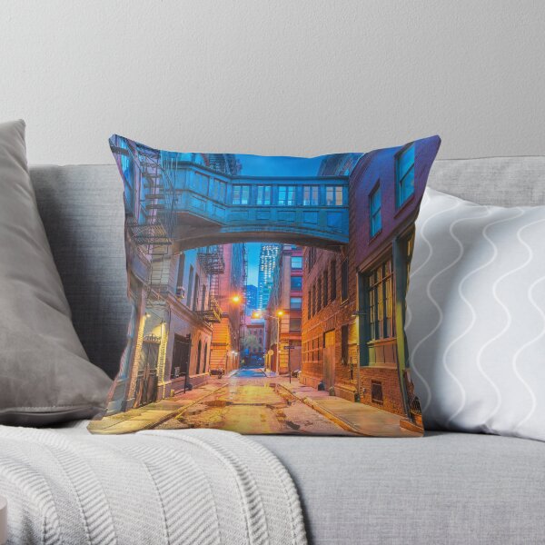 Fetish Alley London Throw Pillow