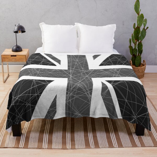 Artikelvorschau, Monochrome Union Jack Flagge entworfen und verkauft von ArtformDesigns.