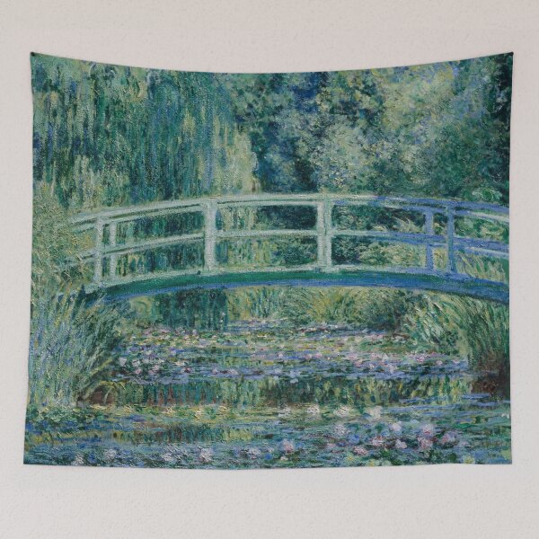 Item preview,  Claude Monet Bridge over a pond of water lilies designed and sold by MindChirp.