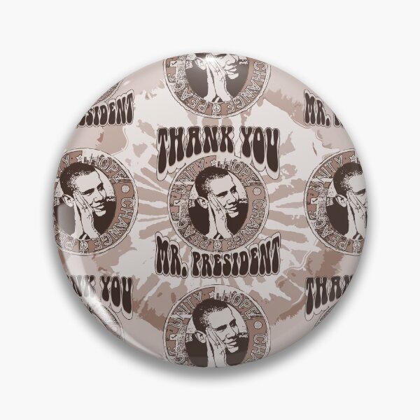 Item preview, Seamless Thank You President Obama designed and sold by Buttonzup.