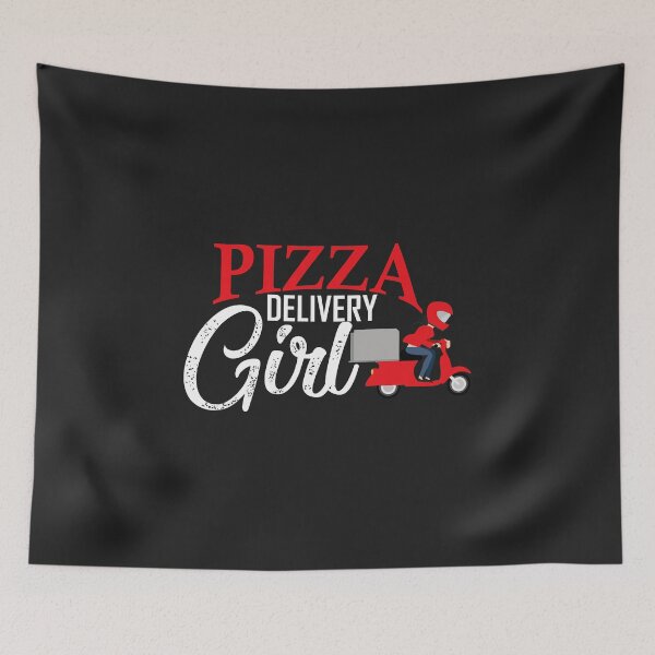 Item preview, Pizza delivery girl matching pizza costume for girls women designed and sold by hadleydesigns.