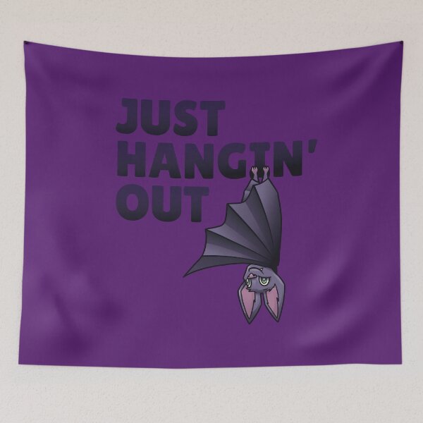 Item preview, Hanging bat, vampire, hang out, Halloween designed and sold by DerSenat.