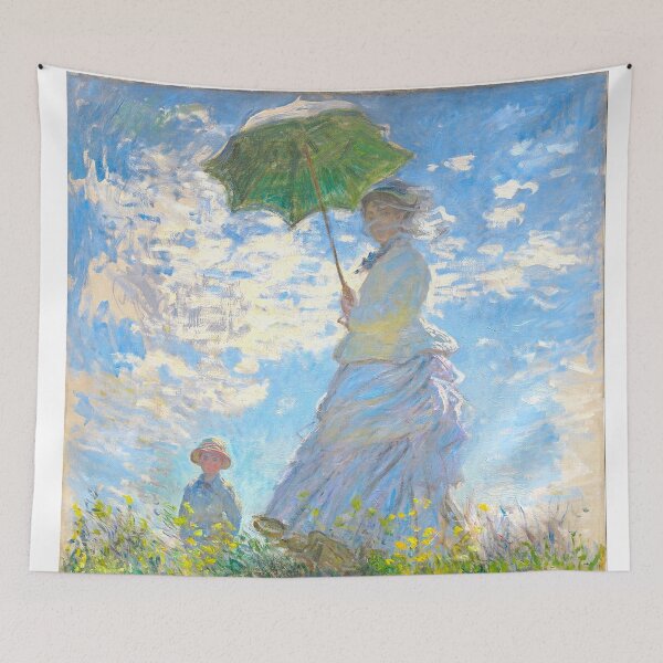 Item preview, Claude Monet Woman with a parasol Madame Monet and her son designed and sold by MindChirp.
