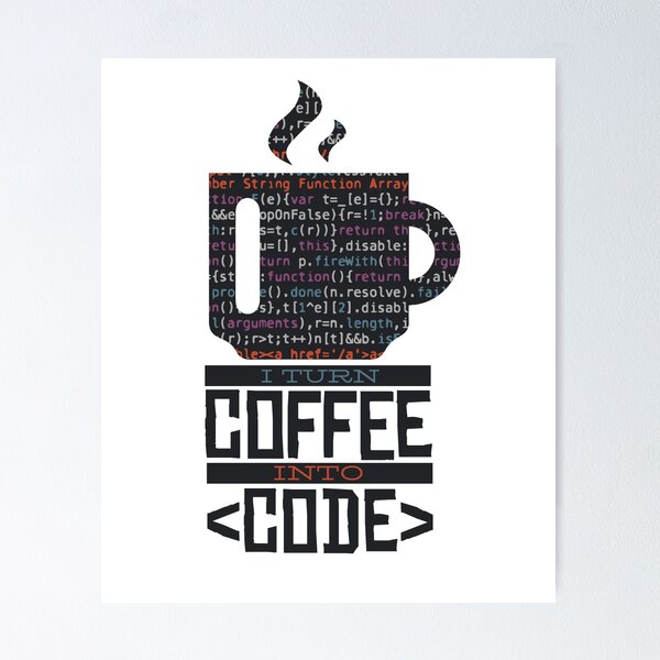 Artikel-Vorschau von Kaffe Code Programmierer Entwickler, designt und verkauft von DerSenat.