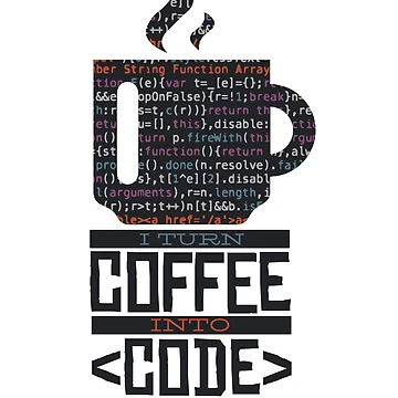 Artwork thumbnail, Coffee code programmer developer by DerSenat