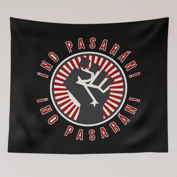 Aperçu de l'œuvre Pas de Pasaran créée et vendue par Texterns.