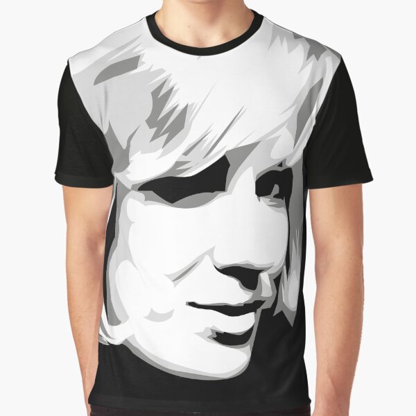 Dusty - Pop Icon Black and White portrait Graphic T-Shirt