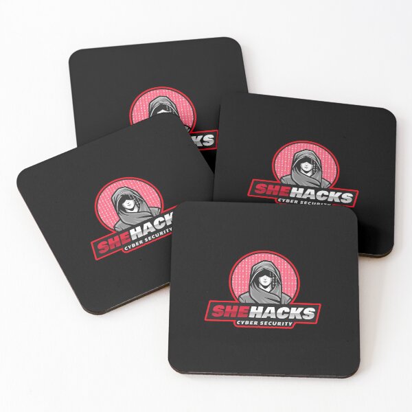 Item preview, She Hacks - Female hacker - Cyber Security - RED  designed and sold by clubtee.