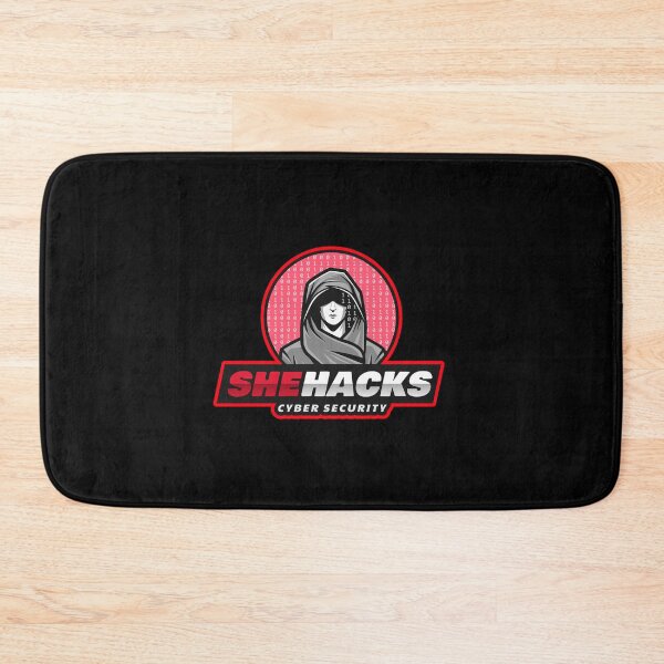 Item preview, She Hacks - Female hacker - Cyber Security - RED  designed and sold by clubtee.