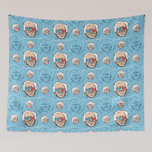 Item preview, Seamless Bernie Sanders 3D designed and sold by Buttonzup.