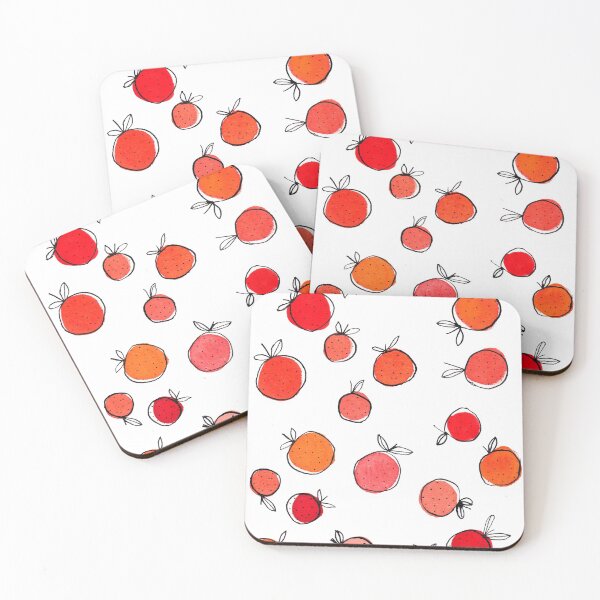 Item preview, Sinas. Oranges, Naranjas Watercolor and ink original work designed and sold by Florcitasart.