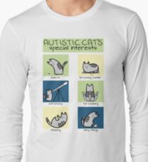Autistic Cat's Special Interests Long Sleeve T-Shirt