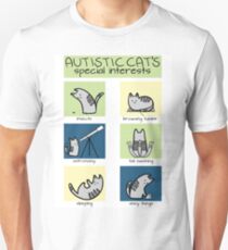 Autistic Cat's Special Interests Unisex T-Shirt