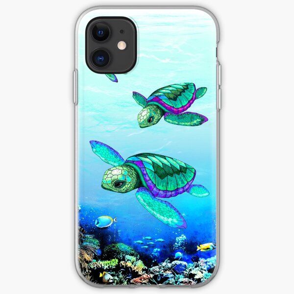 Sea Turtles Dance iPhone Soft Case