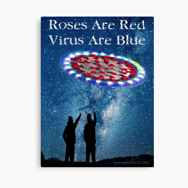 Virus Are Blue Canvas Print