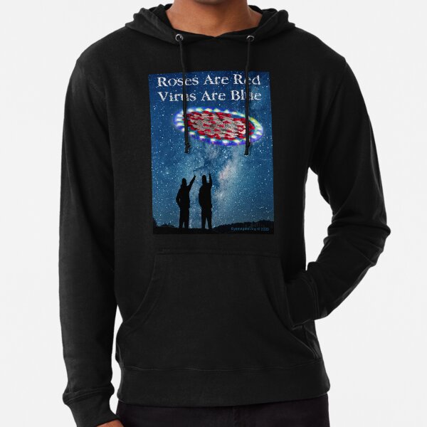 Virus Are Blue Lightweight Hoodie