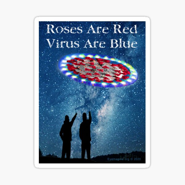 Virus Are Blue Sticker