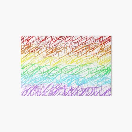 Rainbow Watercolor Paint Splash Art Art Board Print for Sale by artbybee7