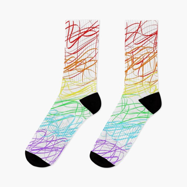 Item preview, Rainbow scribble designed and sold by SJAPhoto.